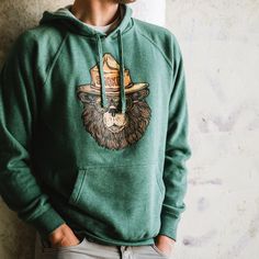 Who knew Smokey was so hip, cool, and groovy? We did. And remember - Only you can prevent forest wildfires. Urban Hoodie For Outdoor Activities In Fall, Casual Fall Hoodie For Outdoor Activities, Casual Outdoor Hoodie With Graphic Print, Casual Graphic Print Hoodie For Outdoor, Green Outdoor Sweatshirt With Adjustable Hood, Urban Hoodie With Graphic Print For Outdoor, Urban Graphic Print Hoodie For Outdoor Wear, Green Graphic Print Hoodie For Outdoor, Urban Hoodie With Screen Print For Fall