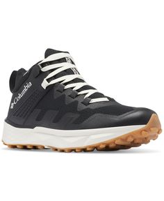 the columbia hiker shoe in black and white