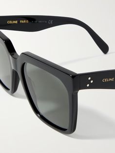 CELINE EYEWEAR Oversized square-frame acetate sunglasses | NET-A-PORTER Chic Wayfarer Acetate Sunglasses, Chic Acetate Wayfarer Sunglasses, Chic Acetate Sunglasses For Formal Occasions, Chic Formal Acetate Sunglasses, Classic Wayfarer Sunglasses For Evening, Luxury Evening Sunglasses In Acetate, Classic Acetate Sunglasses For Formal Occasions, Chic Wayfarer Sunglasses For Evening, Chic Evening Wayfarer Sunglasses