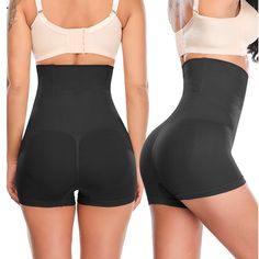 New Womens Shapewear Tummy Control Panties Thigh Slimmer Butt Lifter Power Shorts. Black Fitted High Waist Shorts, Black Fitted Hip-length Shorts, High-waist Shaping Black Bottoms, Black High Waist Shaping Bottoms, Black High-cut Leg Shapewear Bottoms, Black High Stretch Shapewear Bottoms, Black High Waist Shapewear Bottoms, Tight Black Short Leg Bottoms, Fitted High Rise Black Shorts