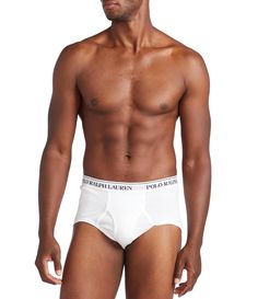 From Polo Ralph Lauren Big & Tall&#x2C; this pack of briefs feature:Elastic waist with logoWickingTag-freeNo ride up1" Polo Pony embroiderySoft cotton jerseyMachine wash / tumble dryImported. White Stretch Bottoms With Logo Waistband, Stretch White Bottoms Multi-pack, Solid Sports Bottoms With Logo Waistband, White Sporty Multi-pack Bottoms, Men References, Life Drawing Pose, Male Body Art, Magazine Wall, Classic American Style