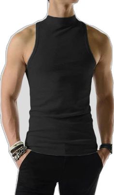 Wife Beater Shirt, Wife Beaters, Cheap Tank Tops, Black And White Coffee, Sleeveless Outfit, Sleeveless Knit, Men's Tank, Knit Tank, Online Tops