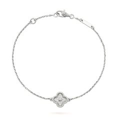 This elegant CLOVER SILVER BRACELET features a stunning clover design made of high-quality silver, adding a touch of sophistication to any outfit. Its eye-catching design is sure to make a statement, making it a perfect addition to your jewelry collection. With its sleek and timeless style, this bracelet is the perfect accessory for any occasion. ADDITIONAL INFORMATION Color: Silver Stone: No Ref. od900312 Material:- 925 Sterling Silver - 18k Gold Plated- 18k Real Gold ( contact us via instagram Alhambra Van Cleef, Sweet Alhambra Bracelet, Alhambra Bracelet, Van Cleef And Arpels Jewelry, Van Cleef & Arpels, Van Cleef And Arpels, Jewelry Lookbook, Van Cleef Arpels, Van Cleef