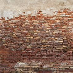 grunge brick wall damaged plaster Brick Wall Texture, Red Brick Walls, Old Brick Wall, Red Brick Wall, Brick Texture, Casas Coloniales, Old Bricks, Plaster Walls, Materials And Textures