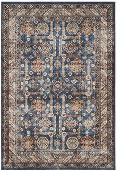 Loon Peak Isanotski Oriental Brown/Blue Area Rug | Wayfair Jade Decor, Brown Carpet, Persian Motifs, Blue Highlights, Rug Persian, Persian Pattern, Classic Rugs, Carpet Design, Ivory Rug