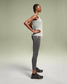 The versatile and lightweight tights made for everyday movement. A staple basic, for a run worth remembering. You'll barely feel the fabric on your skin as you move. This makes for weightless jogs, marathons and everything in between. The Core Tights are designed to be a versatile addition to your wardrobe. By stripping it back to one color, you're able to focus on the substance, while still achieving style. Keys, card, wallet, phone. You run through this script in your head before you head out Women's Tights, Cold Weather Activities, Running Accessories, Weather Activities, Travel Shoes, Marathons, Gym Shoes, Tennis Clothes, Womens Tights