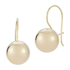 Enhance your look with these LUMINOR GOLD 14k Gold Ball Threader Earrings. Click on this JEWELRY & WATCHES GUIDE to learn about fit, styles, materials and more! Enhance your look with these LUMINOR GOLD 14k Gold Ball Threader Earrings. Click on this JEWELRY & WATCHES GUIDE to learn about fit, styles, materials and more! FEATURES Length: 0.75 in. Nickel free Metal: 14k gold Plating: 14k gold Finish: polished Packaging: velvety pouch Imported Size: One Size. Gender: female. Age Group: adult. Classic Yellow Gold Earrings For Formal Occasions, Gold-tone 14k Gold Earrings For Anniversary, Classic Yellow Gold Plated Earrings, Classic Yellow Gold Polished Earrings, Classic Polished Yellow Gold Earrings, Classic Polished Finish Yellow Gold Earrings, Classic 14k Yellow Gold Earrings, Gold Earrings With Shiny Finish In Fine Jewelry Style, Classic Drop Earrings With Polished Finish