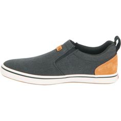 The Sharkbyte, by XTRATUF, is a low-cut, casual slip-on style. Breathable canvas uppers with suede accents make these casual slip-ons fun. Performance features include a DWR water-repelling coating and non-marking, slip-resisting Chevron outsole. Breathable mesh lining keeps feet cool on hot summer days and a molded EVA insole feels good underfoot. Outdoor Slip-on Canvas Shoes, Canvas Slip-on Sneakers With Gum Sole, Casual Slip-on Sneakers With Gum Sole, Casual Low-top Slip-ons With Gum Sole, Outdoor Textile Slip-on Canvas Shoes, Canvas Slip-on Sneakers With Rubber Toe Cap, Slip-on Canvas Sneakers For Outdoor, Casual Slip-on Canvas Shoes With Rubber Toe Cap, Textile Slip-on Sneakers For Outdoor