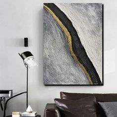 Bedroom Wall Art Ideas, Black Abstract Painting, Acrylic Canvas Painti – Paintingforhome Paintings Bedroom, Black Abstract Painting, Paintings Contemporary, Painting Bedroom