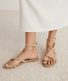 Oiled Leather Strappy Sandal Dark Sand Perfect for anything from beach days to errand runs, this easy essential is a dressed-up version of your favorite pair of flip flops. Do yourself a favor and keep these on foot for seasonal celebrations big and small. Oiled leather sandal with ankle strap and toe ring. Made in Italy. Beige Toe Post T-strap Sandals For Vacation, Cushioned Toe Ring Sandals With Round Toe For Summer, Chic Open Toe T-strap Sandals For Vacation, Beach Footbed Sandals With Single Toe Strap, Leather Sole Flip Flops For Beach, Natural Leather Sole Sandals For Spring, Adjustable Single Toe Strap Footbed Sandals For Summer, Beige Single Toe Strap Flip Flops For The Beach, Open Toe Flip Flops With Leather Sole For Beach