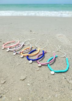 Calling all volleyballers & beach bums alike...this pastel orange fimo clay bead bracelet is the perfect way to show your love for beach volleyball! Looks great with the perfect tan ;] One Size Fits Most Clay Volleyball, Volleyball Necklace, Volleyball Jewelry, Colorful Bead Bracelets, Gifts For Parents, Clay Bead Bracelet, String Bracelets, Volleyball Gifts, Pastel Orange