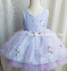 Galaxy Couture Dress – AlessandrasLittleBow Fitted Fairy Dress For Summer Wedding, Elegant Fitted Fairy Dress For Dress-up, Whimsical Party Dress With Fitted Bodice, Whimsical Blue Dress For Dress-up, Blue Fitted Couture Dress, Whimsical Purple Wedding Dress, Purple Sleeveless Fairy Dress For Summer, Whimsical Pink Fitted Dress, Fitted Whimsical Fairy Dress For Party