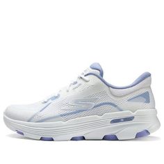 (WMNS) Skechers Go Run 7.0 'White Lavender' 129336-WLV White Lavender, Lavender, Running, White