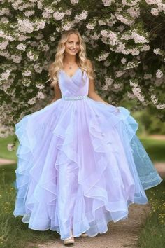 Prom Dress With Ruffles, Pink Long Prom Dress, Lovely Partner, Prom Dresses Long Pink, A Line Prom Dress, Prom Dress Evening, Stunning Prom Dresses, Preppy Dresses, Dress With Ruffles