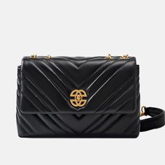 Perfect for everyday styling, this black genuine leather quilted chain crossbody shoulder bag is a must-have accessory for fashion-forward women. Its medium size, durable construction, and timeless design make it an ideal choice for any occasion.

 	Weight: 0.45kg (0.99lbs)
 	Dimensions: 23cm x 8cm x 15cm (9.06" x 3.15" x 5.91")
 	Material: Genuine Leather
 	Lining Material: Polyester
 	Interior Structure: Zipper Pocket, Phone Pocket
 	Hardness: Moderate
 	Exterior Pocket Type: Covered Bag
 	With or Without Interlayer: With
 	Number of Shoulder Straps: Single
 	Suitable for Daily Wear Leather Sling Bags, Prom Bag, Leather Hobo Bags, Small Leather Purse, Woven Leather Bag, White Crossbody Bag, Straw Tote Bag, Crossbody Tote Bag, Crossbody Bag Women