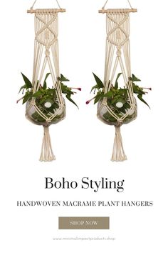 This decorative handmade macrame plant hanger will showcase your plants in any indoor or outdoor area. Green up any room in your house by adding your favorite potted plant. 39.37 inches long these are suitable for flower pots that are 7.87 inches in diameter and 7.09 inches in height.
They would make an excellent gift for birthday or Christmas for any of your friends or relatives that are plant lovers. Plant Macrame Hanger, Wall Planters Indoor, Plant Hanger Macrame, Wall Plant Hanger, Macrame Hanging Planter, Jute Hanging, Flower Pot Holder, White Plants, Macrame Hanging