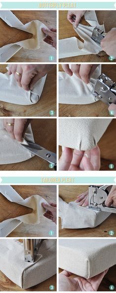 instructions for how to sew a pillow