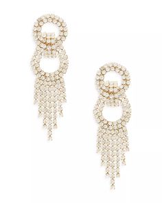 Ettika - Ettika Gatsby Fringe Drop Statement Earrings in 18K Gold Plate L Post, Drop Statement Earrings, Statement Drop Earrings, Gold Plated Jewelry, Jewelry Plate, Gatsby, Statement Earrings, Diamond Bracelet, Jewelry Accessories