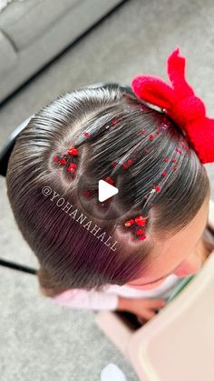 Yohana Hall on Instagram: "Valentine’s Day inspired hairstyles are here 🎉 this one is for sure one of my favorite!" Inspired Hairstyles, February 1, Hair Ideas, My Favorite