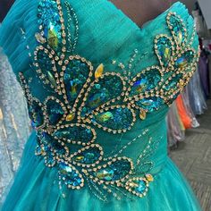 Hannah | Dresses | Teal Short Dress | Poshmark Teal Short Dress, Peacock Clothes, Teal Clothes, Teal Dress For Wedding, Themed Prom Dresses, Teal Blue Dress, Teal Outfits, Crystals Wedding, Fnaf Cosplay