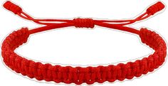 Casual Red Jewelry With Adjustable Cord, Casual Red Friendship Bracelets With Adjustable Cord, Casual Red Braided Bracelets As Gift, Casual Red Braided Bracelets For Gift, Red Casual Wristband As Gift, Casual Red Wristband As Gift, Casual Red Wristband For Gift, Red Adjustable Casual Jewelry, Adjustable Red Bracelet Wristband