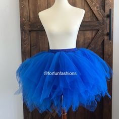 Regular Size Waist (Medium): 23.6-43.3 Inches Plus Size Waist (Xl): 33.4-55.1 Inches Premium Quality: Ultra-Soft Premium Quality Tutu Skirts With Multiple Layers Of Tulle And Includes A Solid Colored Lining. Each Layer Of Tulle Comes In Different Lengths To Give It A Fuller Look, So You Can Also Wear It Under A Dress Or Skirt As A Petticoat To Add More Volume. Stretchy Fit: Our Tulle Tutus Each Come With A Stretchy, Elastic Waistband So That The Tulle Tutus Don’t Feel Tight Or Restrictive. It Al School Spirit Day, Halloween Costume Fun, Spirit Day, Blue Tutu, Tutu Skirts, Tulle Tutu, Fun Run, Full Look, Tutu Skirt