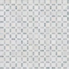 a white and grey tile wallpaper pattern