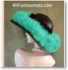 Luxury Black Soft Green Haute Couture Statement Designer Hat, Kentucky Derby Hats, Melbourne Cup Headpiece, Royal Ascot Millinery 8464 Mother Of The Bride Hats, Bridal Fascinator, Couture Hats, Women Hats Fashion, Melbourne Cup, High Fashion Looks, Kentucky Derby Hats, Derby Party, Grand National