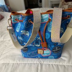 Nwt, Comes With Tags, Strap And Extra Sparkly Strap; Also Comes With Registration Info, Unregistered Currently. Smoke And Pet Free Home Disney Shoulder Bag With Removable Pouch For Travel, Disney Shoulder Bag With Adjustable Strap For Travel, Disney Travel Bag With Removable Pouch, Disney Travel Bags With Detachable Strap, Red Disney Travel Bag, Disney Red Travel Bag, Disney Resorts, Disney Addict, Dooney & Bourke Bags