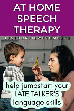 How do you know if you have a late talking toddler? When to worry? Should you just wait it out? (Hint: you shouldn't!) There are so many things you can do to help your toddler at home if they have a speech and language delay. Tips and activities you can do at home easily from a professional speech therapist. #speechdelay #speechtherapy #toddlers #languagedevelopment Delayed Speech Activities, Speech Activities For Toddlers, Language Delay Activities, Toddler Speech Therapy Activities