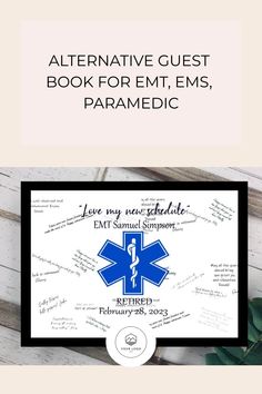 the front page of an emergency book for emt ems, paramed and other medical related items