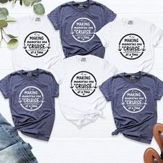 Family Cruise Shirts, Making Memories One Cruise At A Time T-Shirt, Cruise Shirts, Cruise Group Shirts, Vacation Shirt, Cruise Birthday Tee. HI! Welcome to my store, I'm delighted to see you here. My store's main goal is to provide you with premium everyday apparel with the best graphic t-shirts. I see you as a friend, not just a customer. I'm sure you'll love my designs. You can order the same design 4XL and 5XL large sizes from the link, please specify the details in the order note.   https:// Cruise Birthday Shirts, Birthday Cruise Shirts, Group Cruise Shirts, Cruise Ideas, Group Cruise, Family Cruise Shirts, Cruise Shirts, Family Vacation Shirts, Cruise Shirt