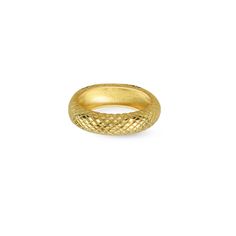 THE TEXTURED CYLINE RING – ARGENTO VIVO Formal Textured Yellow Gold Jewelry, Elegant Hammered Thick Band Rings, Luxury Hammered Rings For Formal Occasions, Elegant Hammered Wide Band Ring, Elegant Hammered Yellow Gold Dome Ring, Elegant Hammered Dome Ring For Anniversary, Classic Hammered Rings For Formal Occasions, Elegant Hammered Gold Engraved Ring, Elegant Gold Hammered Engraved Ring