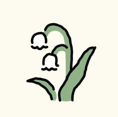 a drawing of a plant with clouds in the sky over it's leaves and stems