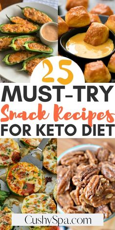 25 must try snack recipes for keto diets that are low in carbohydrates