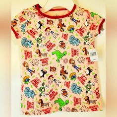 Cute Disney New With Tad's Shirt. Condition: New Flaws/Blemishes: None Size: 3t Colors: Multi Fabric: 100% Cotton Month/Year Item Hit Stores: N/A Pink Disney Cotton T-shirt, Multicolor Cartoon Print T-shirt For Playtime, Fun Pink T-shirt For Playtime, Red Cartoon Print Tops For Playwear, Disney Cotton Tops For Playwear, Fun Character Print T-shirt For Playtime, Red Character Print T-shirt For Playtime, Fun Character Print Tops For Playtime, Disney Character Print Tops For Playtime