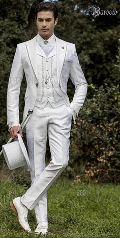 Prince Suit, Baroque Wedding, Groom Suits, Brooch Wedding, Gothic Shirts, Dress Suits For Men, Frock Coat, Groomsmen Suits