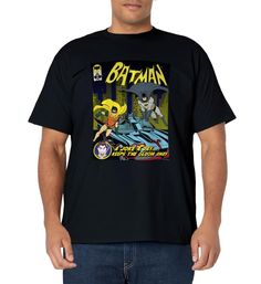 PRICES MAY VARY. Officially Licensed Batman Apparel for Men - Women - Boys - and Girls; DC Comics T-Shirts; Classic TV T-Shirts; 60's T-Shirts; Retro T-Shirts; Superhero T-Shirts; Batman & Robin T-Shirts; Comic Book T-Shirts; Vintage T-Shirts; 23WBBT00011A-002 Lightweight, Classic fit, Double-needle sleeve and bottom hem Fun Character Print T-shirt For Fan Conventions, Pop Culture T-shirt With Character Print For Comic-con, Themed Graphic T-shirt For Fan Conventions, Retro Pre-shrunk T-shirt For Fan Conventions, Retro Character Print T-shirt For Fan Conventions, Retro T-shirt With Screen Print For Fan Conventions, Pop Culture Character Print T-shirt, Themed Cartoon Print T-shirt For Fan Conventions, Comic-con Character Print Short Sleeve T-shirt