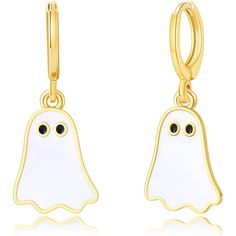 Aperçu:


 Boucles d'oreilles d'Halloween pour femmes : boucles d'oreilles créoles fantômes au design unique et à la finition soignée, fabriquées en alliage de haute qualité plaqué or. Hypoallergéniques, sans plomb, sans nickel, un bon choix pour les oreilles sensibles.

 Bijoux d'Halloween : faites un clin d'œil à la saison effrayante avec les boucles d'oreilles uniques d'Halloween. Ces adorables boucles d'oreilles fantômes sont parfaites pour transformer n'importe quelle tenue en un ensemble de festival. Avec leur style ludique mais sophistiqué, vous les adorerez année après année.

 Boucles d'oreilles fantômes pour femmes : plongez dans l'esprit d'Halloween avec nos boucles d'oreilles créoles fantômes. Les boucles d'oreilles amusantes sont parfaites pour les cadeaux de fête d'Hallowee Halloween Costume Jewelry, Witch Party, Halloween Party Gifts, Funny Earrings, Unique Halloween Costumes, Ghost Earrings, Unique Halloween, Jewelry Making Charms, Halloween Earrings