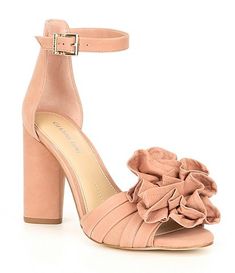 Gianni Bini Women's Shoes | Dillard's Embellished Ankle Strap Heels For Spring, Spring Embellished Ankle Strap Heels, Spring Embellished Heels With Ankle Strap, Chic Embellished Heels For Spring, Chic Over 50, Red Sunglasses, Leather Flower, Pencil Skirt White, Gianni Bini Shoes