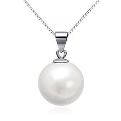 PRICES MAY VARY. 💕Classic pearl pendant necklaces for women💕A nearly perfect round Black pearl necklace pendant, S925 Sterling Silver necklace 18 Inch, featuring a simple single pearl pendant necklace, It has excellent colors, excellent luster, and a perfect surface shape, bringing luck and happiness to the wearer, and is even more eye-catching, leaving a deep impression on your friends. 💕Simple pearl necklace pendant💕Black single pearl necklaces for women silver shows a more perfect tempera Mother's Day Round Pearl Drop Necklaces, Mother's Day Pearl Necklace With Round Pendant, Mother's Day Pearl Necklace With Pendant, Mother's Day Round Pearl Necklace With Pendant, Mother's Day Pearl Pendant Necklace, Mother's Day Pearl White Round Necklaces, Mother's Day Gift Round Pearl Necklace, Mother's Day Gift Pearl Necklace, Silver Necklace With Pearl Pendant For Mother's Day