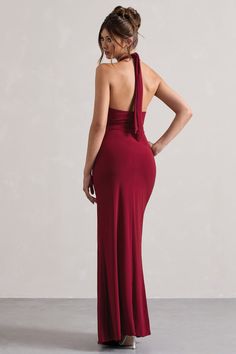 Maxi Length Dress With Ruched Back, Stretch Maxi Dress With Ruched Back For Gala, Elegant Stretch Maxi Dress With Ruched Back, Formal Stretch Maxi Dress With Ruched Back, Elastane Maxi Dress For Prom, Stretch Maxi Dress With Ruched Back, Stretch Maxi Dress With Ruched Back For Prom, Ruched Elastane Prom Dress, Stretch Ruched Maxi Dress