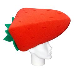 This Strawberry Hat will definitely make you stand out at your next Party, Hora Loca, Wedding, Corporate Event, Birthday, Quinceanera, or Halloween Party! It can be used as a wedding hats, top hats, photo booth props, or a party favor. Strawberry Hat, Crazy Hat, Foam Party, Strawberry Party, Crazy Hats, Food Party, Top Hats, Booth Props, Handmade Hat