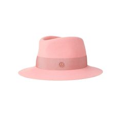 Add a touch of elegance with our floral pink felt fedora hat, accentuated by a tone-on-tone gros-grain for timeless charm.

 	- Fedora hat
 	- Floral pink felt
 	- Tone on tone ribbon
 	- Maison Michel logo

Size advice: this product fits normally, we advise you take your usual size. You don't know your size? Click here.

How to care for your hat:
The handcrafted design of this model does not allow it to be waterproof. It is recommended to store it away from air and humidity. Pink Felt, Felt Fedora, Tone On Tone, Head Accessories, Felt Hat, Turbans, Fedora Hat, Summer Hats, Bag Straps