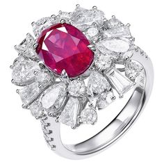 This exquisite ring by GEMCOOK JEWELLERY features a stunning 4.36ct Mahenge Spinel stone. With its vibrant color and exceptional clarity, this ring is truly one of a kind. Adorn yourself with the luxury and beauty of this unique piece. 4.36ct mahenge spinel ring Very sweet velvet milk cover Princess please wear it! With GRS certificate  S：4.36ct t：0.811ct d：2.874 8.38g Spinel Stone, Spinel Ring, Gem Stone, Dream Jewelry, Cocktail Rings, Luxury Jewelry, Beautiful Jewelry, Unique Pieces, Gemstone Jewelry