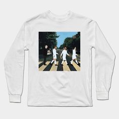 Abbey Road Madrid -- Choose from our vast selection of Long Sleeve T-Shirts to match with your favorite design to make the perfect custom graphic Long Sleeve T-shirt. Pick your favorite: Classic or Premium. Customize your color! For men and women. Unisex White Graphic Design Shirt, Unisex White Graphic Design Top, Unisex White Graphic Tops, White Graphic Design Unisex Tops, Long Sleeve T-shirt With Custom Band Merch Print, Band Merch Long Sleeve T-shirt With Custom Print, Long Sleeve Band Merch T-shirt With Custom Print, White Fan Merchandise T-shirt For Fall, White Long Sleeve T-shirt With Custom Print