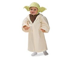 a baby yoda costume is shown on a white background