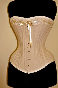 Rustic Wedding Overbust Corset perfect for by LaBelleFairy on Etsy Historical Underbust Corset Dress For Wedding, Wedding Underbust Corset Dress With Historical Design, Steampunk Underbust Lace Corset, Steampunk Lace Underbust Corset, Lace Underbust Steampunk Corset, Lace Corset Dress With Boned Bodice For Wedding, Lace Wedding Corset Dress With Boned Bodice, Vintage Fitted Corset With Attached Cancan, Fitted Vintage Corset With Attached Cancan