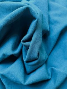 the blue fabric is very soft and smooth