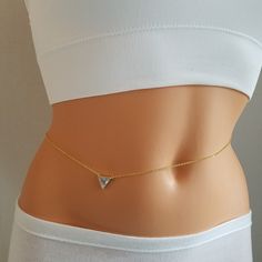 "Crystal Belly Chain, Belly Chain, Gold Belly Chain, Silver Belly Chain, Belly Chain, Crystal Necklace Gorgeous belly chain featuring a druzy stone. It can also be worn as long necklace. ★Details; ~ Materials Options: 14 K Gold Filled, 18K Gold Plated ~This belly chain is made up of delicate chain secured at the back with a clasp. ~ 2 inches adjustment chain in addition to the size you want. ~Druzy natural agate stone (10 mm) ~Comes elegantly in a cute package, ready for gift giving. ★How to Ord Gold Delicate Chain Body Chain Gift, Dainty Adjustable Body Chain Gift, Silver Delicate Waist Chain As A Gift, Dainty Adjustable Waist Chain As Gift, Dainty Adjustable Waist Chain For Gift, Dainty Waist Chain For Party, White Body Chain For Gift, Minimalist Adjustable Waist Chain As Gift, Minimalist Adjustable Waist Chain For Gift